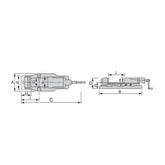 AH Hydraulic Precision Vise - Precision Machining and Workpiece Clamping - Big-tools Industrial Supply Tools for Metal Cutting
